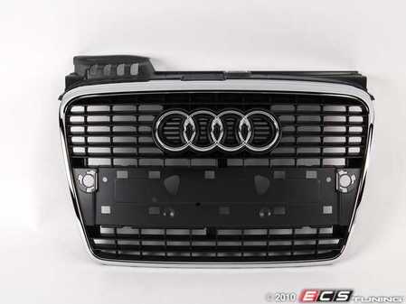 ES#438432 - 8E0853651J1QP - Grille Assembly - Grey - Clean up or change your look - Genuine Volkswagen Audi - Audi