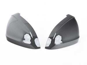 ES#2997519 - 8W0072530A3Q0 - Carbon Fiber Mirror Cover Set - Gloss - Upgrade your exterior styling - Genuine Volkswagen Audi - Audi