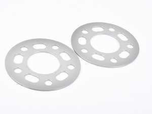 ES#3476414 - 021460TMS02-01 - 3mm Wheel Spacers - Silver (Pair) - (NO LONGER AVAILABLE) - Lightweight wheel spacers with a machined tab for easy removal - Turner Motorsport - 