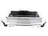 ES#2145270 - 63132209506 - Front Brackets And Grille - Chrome - Used with the additional fog / rally light install kit - Genuine MINI - MINI