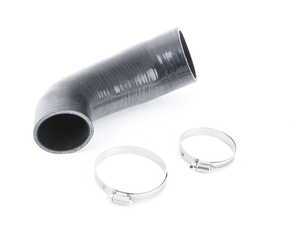 ES#3432292 - 034-145-A027-BLK - Silicone Turbo Inlet Hose - Black  - Flexible silicone smooths the intake tract & hinders collapsing. - 034Motorsport - Audi