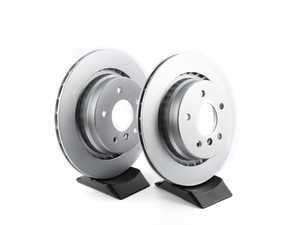 ES#3477684 - 34212227177kt4 - Rear Brake Rotors - Pair (312X20) - Left and right rear vented brake rotors - Pagid - BMW
