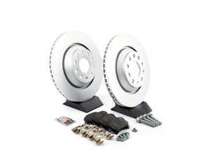 ES#2847763 - 1k0615601rKT - Rear Brake Service Kit (310x22) - Featuring genuine rotors and pads - Genuine Volkswagen Audi - Volkswagen