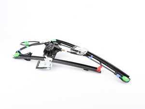 ES#3143120 - 1H0837401 - Manual Window Regulator - Driver (Left) - Does Not come with window crank - 1H0837401B - OSSCA - Volkswagen