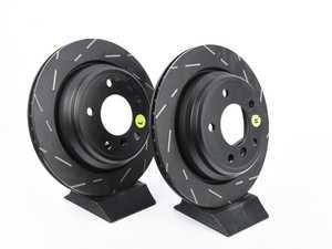 ES#523003 - USR860 - Rear Ultimax USR Sport Rotors - Pair - Upgrade to a slotted rotor for improved braking - EBC - BMW