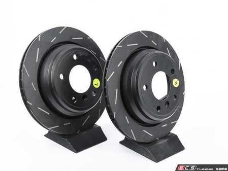 ES#523003 - USR860 - Rear Ultimax USR Sport Rotors - Pair - Upgrade to a slotted rotor for improved braking - EBC - BMW