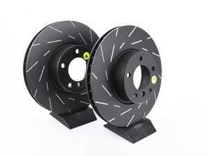 ES#2072335 - USR1131 - Front Slotted Brake Rotors - Pair - Upgrade to Ultimax USR Sport rotors for improved braking - EBC - BMW