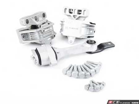 ES#2777364 - 1J0199555AQKT1 - Drivetrain Mount Kit - Everything you need to install your engine and transmission mounts - Assembled By ECS - Volkswagen