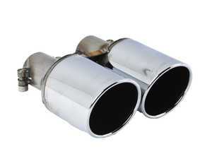ES#3033524 - 830626 - Exhaust Tip Dual 80mm Rounds - To be installed as a kit with 830633, 830604 and 830634 or 830654 and 830674 - Supersprint - MINI