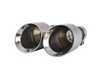 ES#2827375 - SSXAU248 - Cat-Back Exhaust System - Resonated - 2.76" stainless steel with dual GT100 polished tips - Milltek Sport - Audi