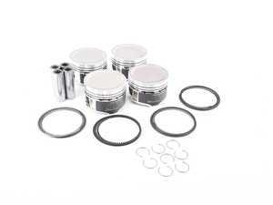 ES#2794721 - WIS18TK563M81 - Wiseco Performance Piston Set - Includes rings, wire locks, and wrist pins - 81mm bore (stock), 9:1 CR, 86.4mm stroke (stock) - Wiseco - Audi Volkswagen