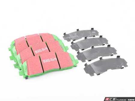 ES#2620563 - DP61888 - Front GreenStuff Performance Brake Pad Set - Mildly upgraded composite pad, great for and afternoon of sport driving. - EBC - Volkswagen