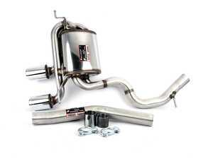 ES#3426569 - 765340 - MK5 R32 2.75" Cat-Back Exhaust System - Sport & Sound Pack - Stainless steel non-resonated cat-back with round, 4" polished tips - Supersprint - Volkswagen