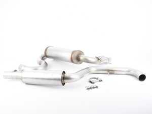 ES#3175548 - 252610 - Tiguan 2.0T 2.5" Cat-Back Exhaust System - Stainless Steel - 2.5" Stainless exhaust system with a single Magnaflow muffler and twin 3" angle cut tips! - Techtonics Tuning - Volkswagen