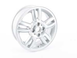 ES#2080935 - 36116791930 - R118 Alloy 5 Star Twin Spoke Wheel 15" (4x100) Silver - Priced Each - 15 X 5.5 ET:45 - Genuine MINI - MINI