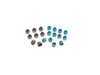 ES#3173560 - vsi-m6eKT - Valve Stem Seals "Viton Seals" - Priced Each - Set Of 16  - For repair or changing valves in the cylinder head, upgraded seals! - Supertech - MINI
