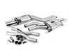 ES#3191575 - 761803ktKT - Performance Cat-Back Exhaust System - 100% handcrafted in Italy. Stainless cat-back system with dual round tips - Supersprint - Audi