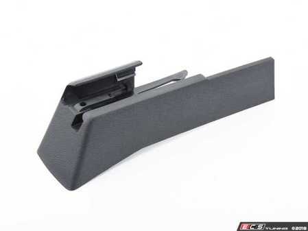 ES#1447945 - 9555213370101C - Front Seat Rail Cover - Left Rear - Black - Plastic trim for the seat track - Genuine Porsche - Porsche