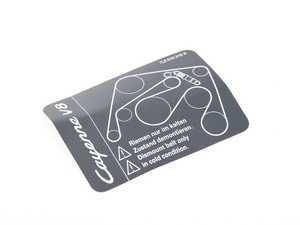 ES#1443447 - 95500615000 - STICKER - Genuine Porsche - 
