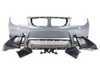 ES#3524600 - 022018ecs02p - BMW E82 1M Style Front Bumper With Airduct - Complete direct bolt on front bumper designed to fit with stock fenders and hood. This version has airducts instead of foglights. - ECS - BMW