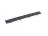 ES#3424246 - 8W0807287ARU6 - Front License Plate Bracket Filler Trim - Dark Chrome / Matte  - Covers the hardware provision for the front license plate bracket for Black Optics Package - Genuine Volkswagen Audi - Audi