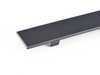 ES#3424246 - 8W0807287ARU6 - Front License Plate Bracket Filler Trim - Dark Chrome / Matte  - Covers the hardware provision for the front license plate bracket for Black Optics Package - Genuine Volkswagen Audi - Audi