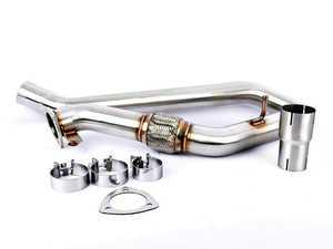 ES#3241024 - 021616ECS01 - B9 T304 Stainless Steel 3.0" Downpipe - Let your engine breathe with the ECS 3.0" downpipe and front resonator delete! - ECS - 