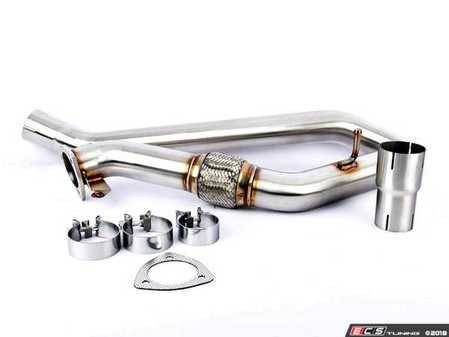ES#3241024 - 021616ECS01 - B9 T304 Stainless Steel 3.0" Downpipe - Let your engine breathe with the ECS 3.0" downpipe and front resonator delete! - ECS - 