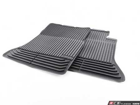 ES#1875978 - 51472152348 - F07 Front All-Weather Mats - Black - Genuine BMW - Genuine BMW - BMW