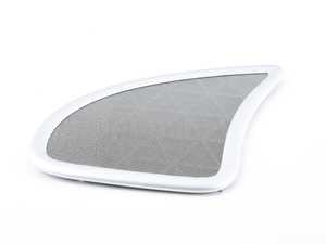 ES#112242 - 51437120180 - Rear Speaker Grille Cover Matt Chrome - Right - Mounts to the rear panel over the speaker - Genuine MINI - MINI