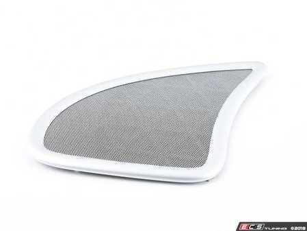 ES#112242 - 51437120180 - Rear Speaker Grille Cover Matt Chrome - Right - Mounts to the rear panel over the speaker - Genuine MINI - MINI