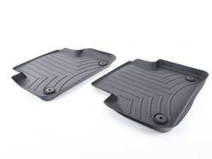ES#3176682 - 449072 - Rear FloorLiner DigitalFit - Black - Laser measured for perfect fitment and ultimate protection against moisture and debris - WeatherTech - Audi