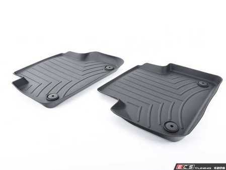 ES#3176682 - 449072 - Rear FloorLiner DigitalFit - Black - Laser measured for perfect fitment and ultimate protection against moisture and debris - WeatherTech - Audi