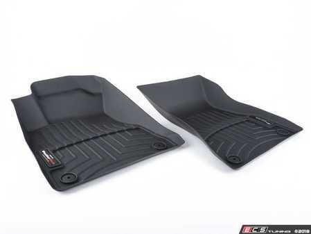 ES#3176647 - 449371 - Front FloorLiner DigitalFit - Black  - Laser measured for perfect fitment and ultimate protection against moisture and debris - WeatherTech - Audi