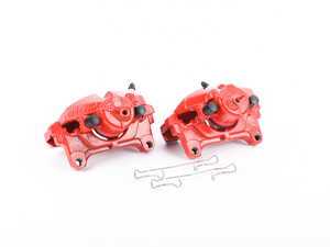 ES#3160798 - S2974A - Front Brake Calipers - Pair - Restore braking performance with fresh new powdercoated parts - Power Stop - Volkswagen
