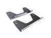 ES#3192063 - HC/924 - Alluminum low brackets - 16 holes | Black - Mount your OMP racing seat with confidence! - OMP - BMW MINI