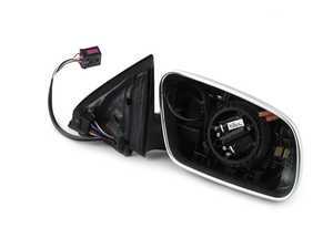 ES#371204 - 4B1858500L1L1 - Mirror Cap - Aluminum - right - Restore your exterior look - Genuine Volkswagen Audi - Audi