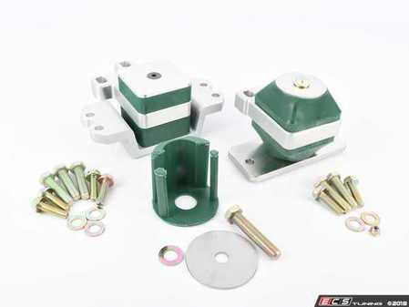 ES#4159860 - EBFI77-K5-6612 - BFI Stage 2 Mount Kit - Fully Assembled - Billet engine and transmission mounts with 85A durometer dogbone insert - Black Forest Industries - Volkswagen
