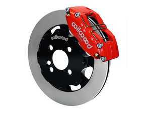 ES#3550873 - 140-8528-R - Wilwood Dynapro 4 Piston Radial Front Kit 12.19in Red - Featuring 4 piston calipers, 2 piece rotors, and performance brake pads - Wilwood - MINI