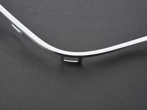 ES#2522561 - 5C6853101A2ZZ - Center Grille Trim - Chrome - Found on the underside of the center front grille - Genuine Volkswagen Audi - Volkswagen