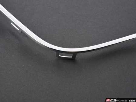 ES#2522561 - 5C6853101A2ZZ - Center Grille Trim - Chrome - Found on the underside of the center front grille - Genuine Volkswagen Audi - Volkswagen