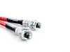 ES#2500871 - ECS41078KT - Front Exact-Fit Stainless Steel Brake Lines  - Front set of DOT-compliant lines for an improved pedal feel - ECS - Audi