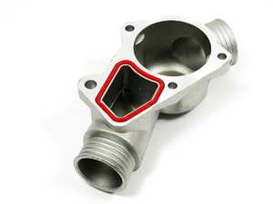 ES#205285 - 11531722531 - Aluminum Thermostat Housing - Aluminum construction for improved durability over stock design! For your M50, M52, S50, or S54 Engine. - URO Premium - BMW