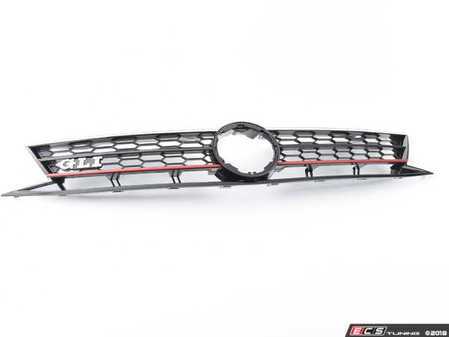 ES#3220672 - 5C6853651PRED - GLI Facelift Grille - With Red Strip - Black honeycomb with red strip and badge holders - Bremmen Parts - Volkswagen