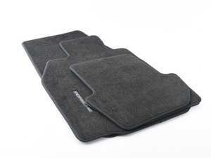ES#4704923 - 99704480118A43 - Set Of Floor Mats - Black - Beautiful OEM Black floor mat set - Genuine Porsche - Porsche