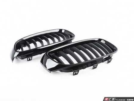 ES#3448843 - 51712410147KT - M Performance Gloss Black Grille - Set - Add a sleek sporty look with these gloss black grilles - Genuine BMW M Performance - BMW