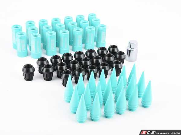Sickspeed - SHS3P-MTG-14x1.5 - 3-Piece Long Spiked Lug Nuts - Mint