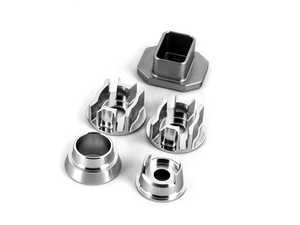 ES#3447972 - 034-509-6001 - 034Motorsport Billet Drivetrain Mount Insert Package  - Includes trans mount insert, rear diff mount inserts, and rear diff carrier mount inserts for a complete swap! - 034Motorsport - Audi