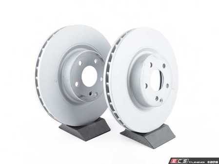 ES#2588715 - 204421291207KT4 - Front Brake Rotors - Pair - Does not include new rotor securing screws - Zimmermann - Mercedes Benz