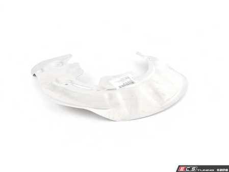 ES#2503020 - 7P0615311B - Front Dust Shield - Left - Bolts to knuckle behind rotor - Genuine Volkswagen Audi - Volkswagen